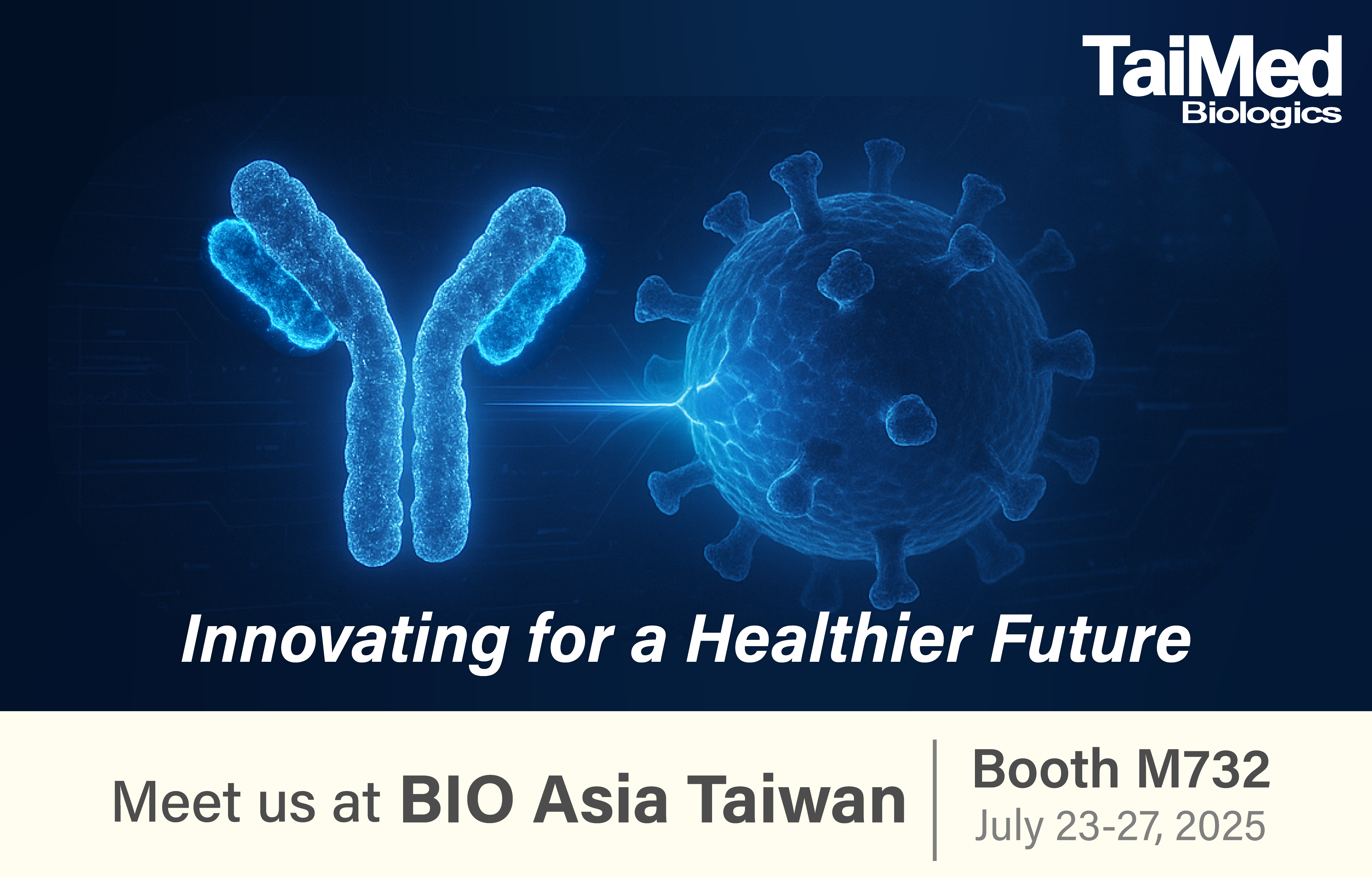 TaiMed Biologics is exhibiting at BIOAsia 2025